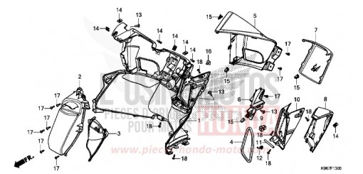 INNER COVER WW125AK de 2019